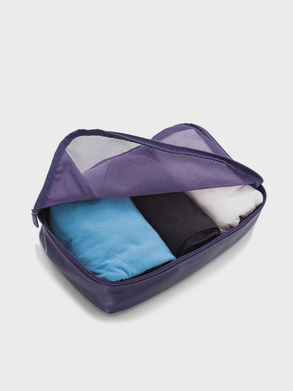 Heys Heys Metallic Packing Cube 5 db-os utazótáska szett sötétkék színben