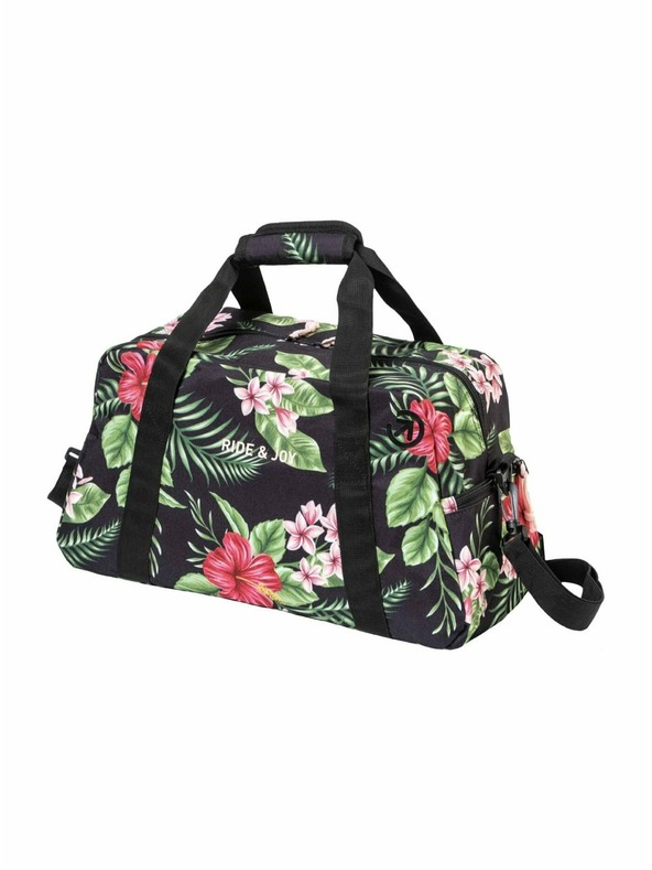 Meatfly Meatfly utazótáska Mavis Trópusi Fekete | Fekete | Térfogat 26 L