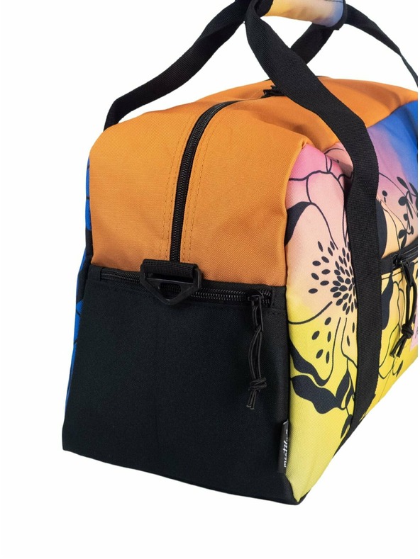 Meatfly Meatfly utazótáska X Pura Vida Mavis Barack Virágok | Rózsaszín | Térfogat 26 L