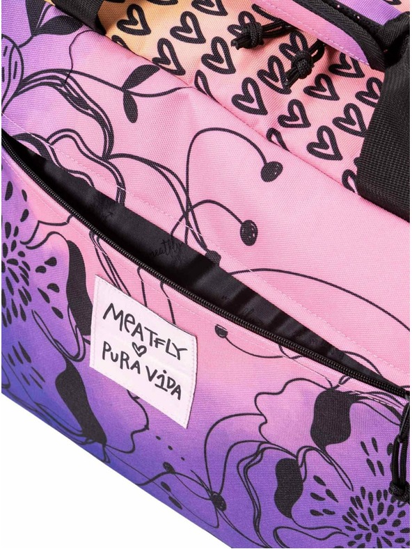 Meatfly Meatfly utazótáska Gail Barack Virágok 42 L | Rózsaszín | Térfogat 42 L