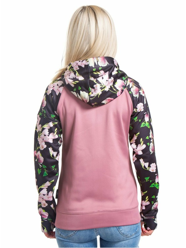 Meatfly Meatfly női technikai pulóver Alisha Magnólia/Poros Rózsa | Rózsaszín | Méret