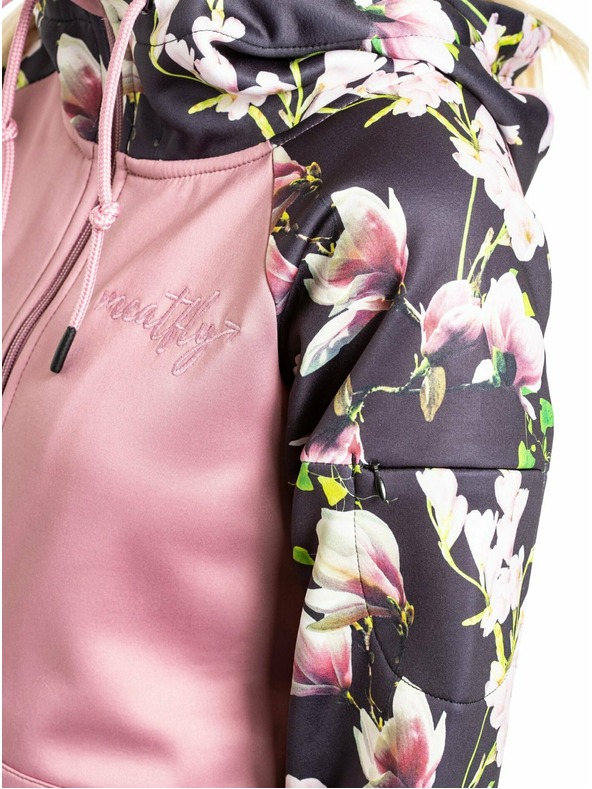 Meatfly Meatfly női technikai pulóver Alisha Magnólia/Poros Rózsa | Rózsaszín | Méret