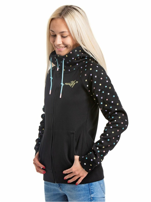 Meatfly Meatfly női technikai pulóver Alisha Poros Pöttyös Szín | Pöttyök | Méret