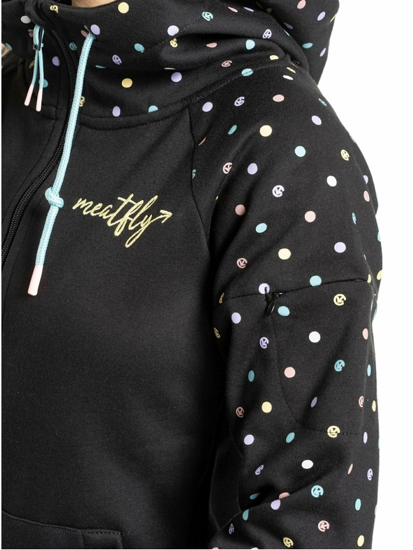 Meatfly Meatfly női technikai pulóver Alisha Poros Pöttyös Szín | Pöttyök | Méret