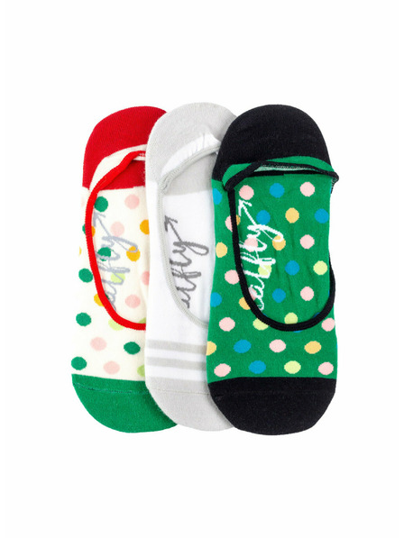 Meatfly Meatfly zokni Low socks - Triple pack K/ Zöld | Többszínű | Méret