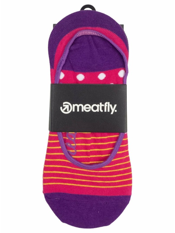 Meatfly Meatfly zokni Low Socks Triple Pack Sárga Csíkos | Sárga | Méret