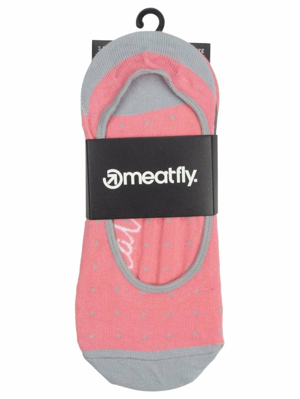 Meatfly Meatfly alacsony zokni Tripla Csomag Szürke Pöttyök | Szürke | Méret