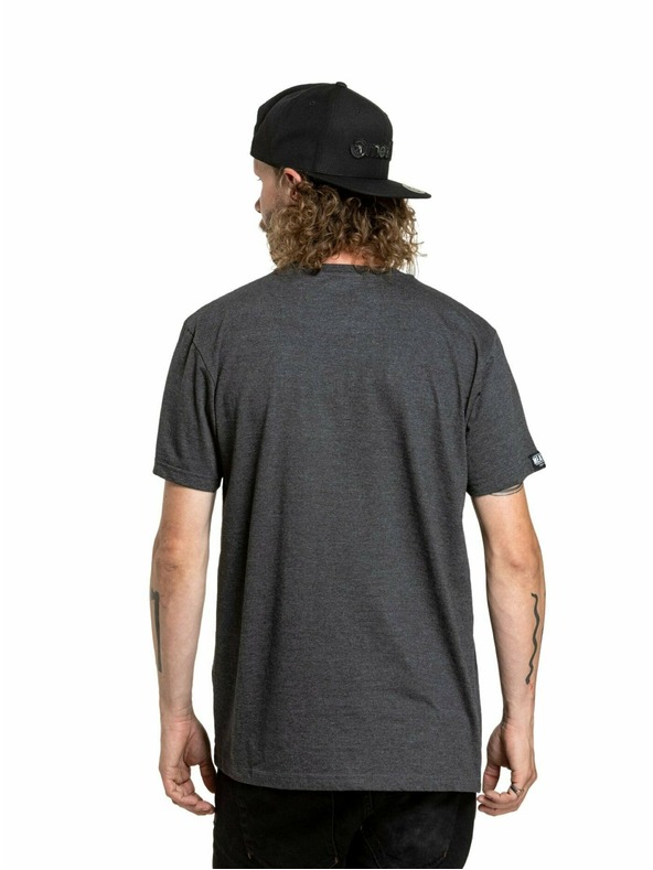 Meatfly Meatfly férfi póló Arrow Charcoal Heather | Szürke | Méret