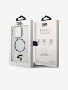 Karl Lagerfeld Karl Lagerfeld IML Karl and Choupette NFT MagSafe Hátlap iPhone 14 Pro Max Transparent