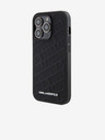 Karl Lagerfeld PU Steppelt Minta Hátlap iPhone 15 Pro Max Black Karl Lagerfeld