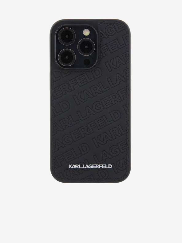 Karl Lagerfeld PU Steppelt Minta Hátlap iPhone 15 Pro Max Black Karl Lagerfeld