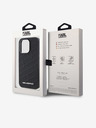 Karl Lagerfeld PU Steppelt Minta Hátlap iPhone 15 Pro Max Black Karl Lagerfeld