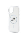 Karl Lagerfeld Karl Lagerfeld IML K&CH Heads Fém Keret MagSafe Hátlap iPhone 14 Transparent