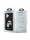 Karl Lagerfeld Karl Lagerfeld PU Saffiano Karl and Choupette Hátlap iPhone 16 Black