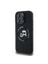 Karl Lagerfeld Karl Lagerfeld Folyékony Szilikon K&CH Heads MagSafe Hátlap iPhone 16 Pro Black