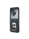 Karl Lagerfeld Karl Lagerfeld PU Saffiano Monogram Karl Head Hátlap Samsung Galaxy Z Flip 6 Black