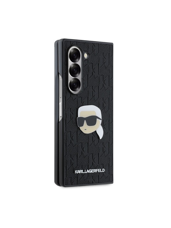 Karl Lagerfeld Karl Lagerfeld PU Saffiano Monogram Karl Head Hátlap Samsung Galaxy Z Fold 6 Black