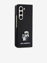 Karl Lagerfeld Karl Lagerfeld PU Saffiano Karl and Choupette NFT Hátlap Samsung Galaxy Z Fold 5 Black