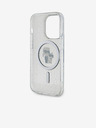 Karl Lagerfeld Karl Lagerfeld IML Glitter Karl and Choupette MagSafe Hátlap iPhone 15 Pro Transparent
