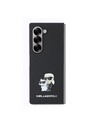 Karl Lagerfeld Karl Lagerfeld PU Saffiano Karl és Choupette Hátlap Samsung Galaxy Z Fold 6 Fekete