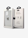 Karl Lagerfeld Karl Lagerfeld IML Csillogó Karl és Choupette MagSafe Hátlap iPhone 15 Pro Max Átlátszó