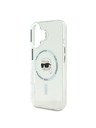 Karl Lagerfeld Karl Lagerfeld IML Karl Fej Fém Keret MagSafe Hátlap iPhone 16 Átlátszó