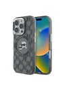 Karl Lagerfeld Karl Lagerfeld IML Monogram K&CH Fejek MagSafe Hátlap iPhone 16 Pro Max Fekete
