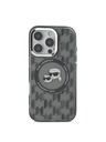 Karl Lagerfeld Karl Lagerfeld IML Monogram K&CH Fejek MagSafe Hátlap iPhone 16 Pro Max Fekete