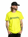 Meatfly Meatfly férfi póló MF Logo Safety Yellow | Sárga | Méret