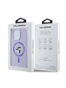 Karl Lagerfeld Karl Lagerfeld Liquid Szilikon Karl and Choupette MagSafe Hátlap iPhone 16 Pro Lila
