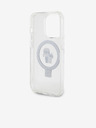 Karl Lagerfeld Gyűrűs Állvány Karl and Choupette MagSafe Hátlap iPhone 15 Pro Max Fehér Karl Lagerfeld