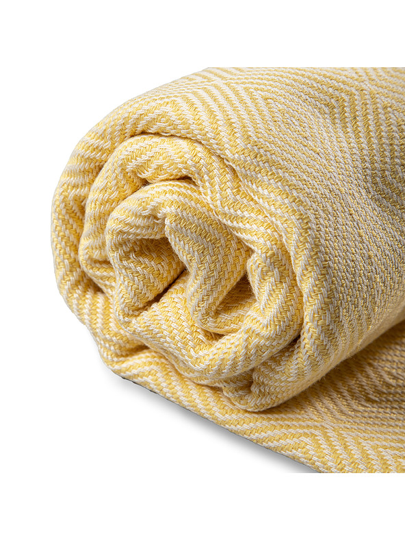 Balkanova Portokala pamut fürdőlepedő és törölköző szett - citromsárga