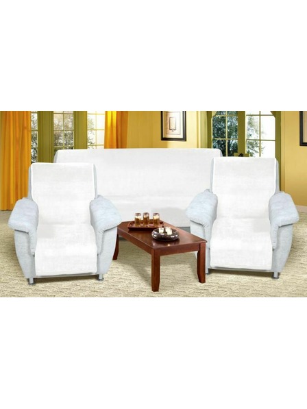 Bellatex Kanapéhuzat Micro 3+1+1+1 törtfehér Bellatex