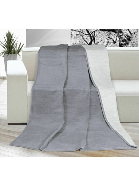 Bellatex Takaró egyszínű 150x200cm világosszürke/sötétszürke