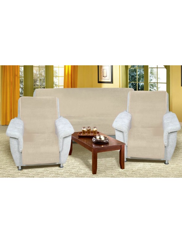 Bellatex Micro 3+1+1 ülőgarnitúra takaró bézs Bellatex