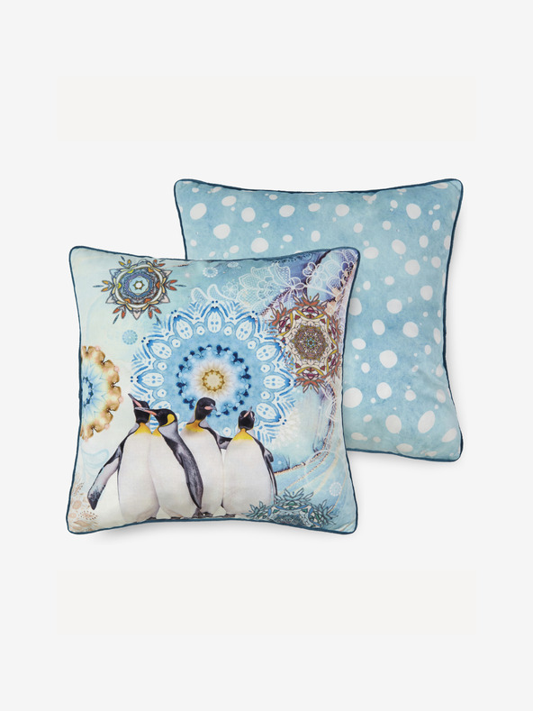 Hip Bedding 48 cm - Világoskék mintás, fordítható párna Home Hip Pinga