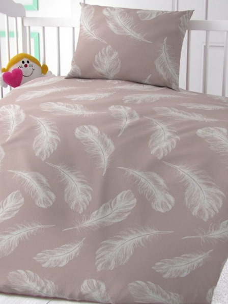 Kvalitex Pamut bölcsőágynemű Shelby bézs