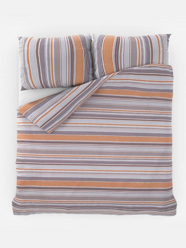 Kvalitex Francia pamut ágynemű 220x200, 70x90cm VENTA bézs