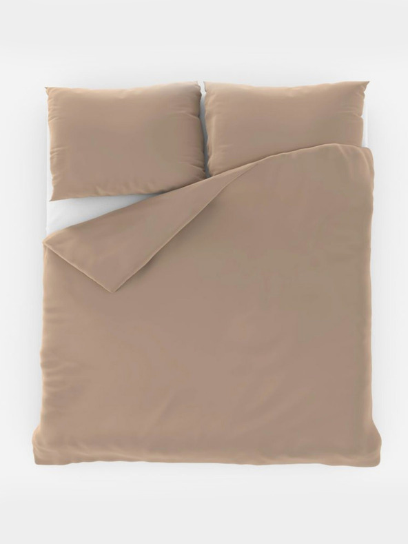 Kvalitex Francia egyszínű pamut ágynemű 240x200, 70x90cm bézs