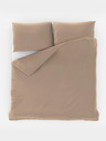 Kvalitex Francia egyszínű pamut ágynemű 240x200, 70x90cm bézs