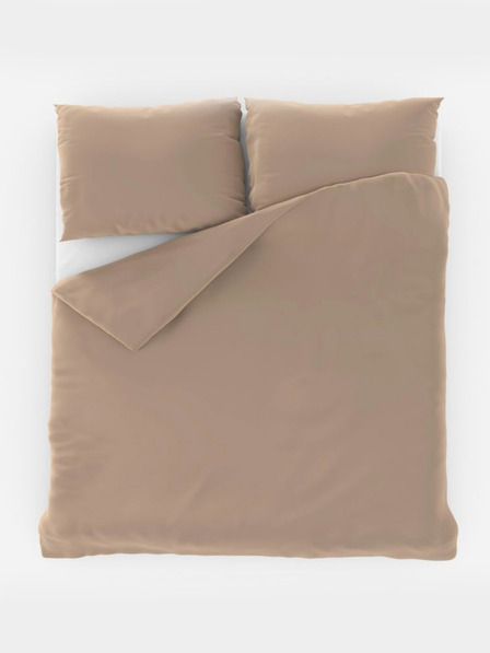 Kvalitex Francia egyszínű pamut ágynemű 240x200, 70x90cm bézs