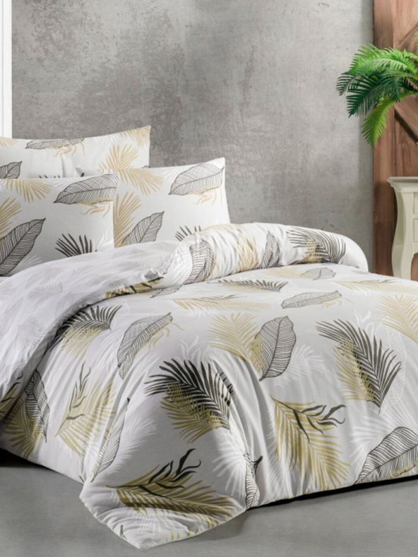 Kvalitex Francia pamut ágynemű DELUX 200x200, 70x90cm SANEL szürke szürke