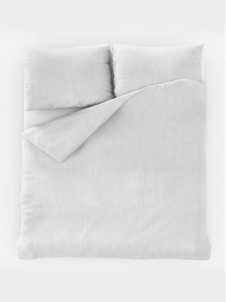 Kvalitex Klasszikus krepp ágyneműhuzat 140x200, 70x90cm fehér Kvalitex