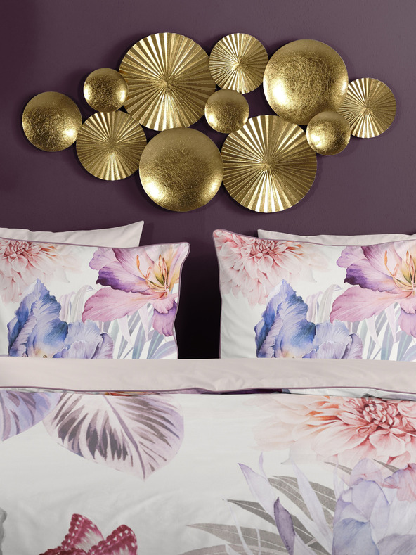 Descanso Rózsaszín és krémszínű szatén ágynemű Descanso 140 x 220 cm