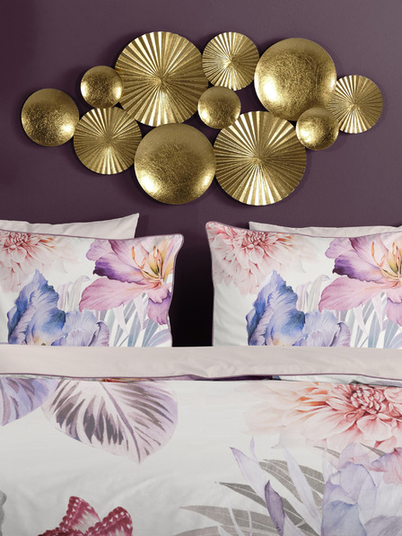 Descanso Rózsaszín és krémszínű szatén ágynemű Descanso 140 x 220 cm