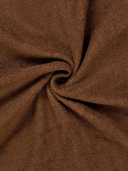 Kvalitex Dupla frottír lepedő 180x200cm sötétbarna Kvalitex