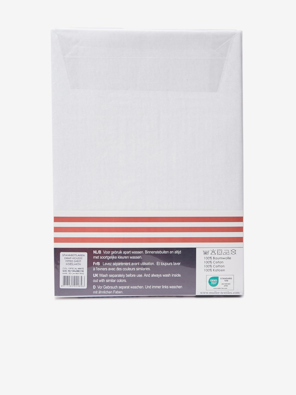 Good Morning 80/90/100 x 200 cm - Fehér sztreccs trikó Good Morning lepedő