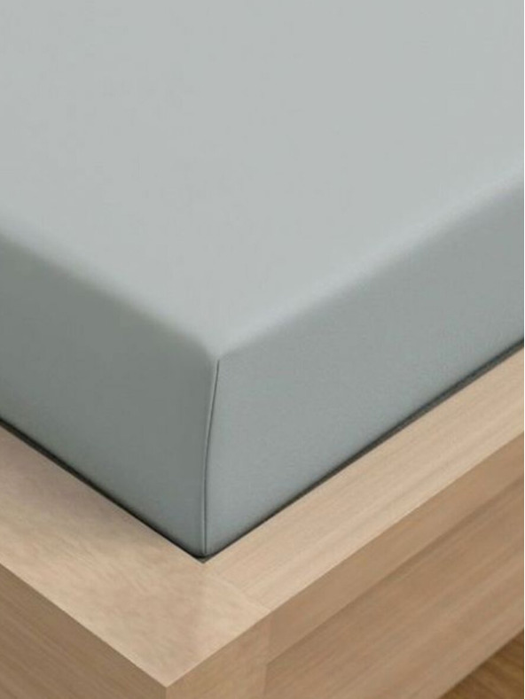 Kvalitex Jersey lepedő lycra 220x200cm világos szürke