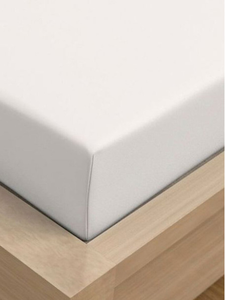 Kvalitex Jersey lepedő lycra-val 180x200cm fehér Kvalitex