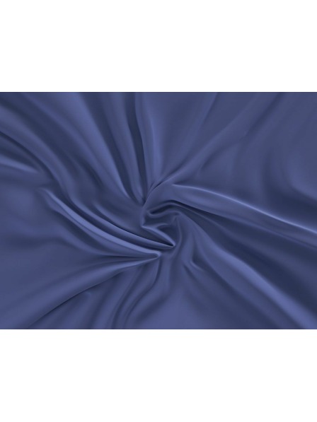 Kvalitex Luxury Collection szatén lepedő 200x200cm sötétkék Kvalitex